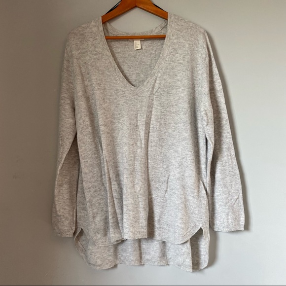 H&M Wool Blend Deep V Sweater - Picture 1 of 4